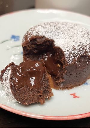板チョコ3枚🤎フォンダンショコラ-レシピのメイン写真