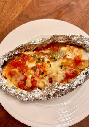 フライパンで簡単!鮭の洋風ホイル焼き-レシピのメイン写真