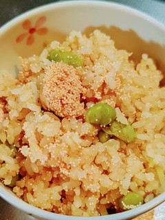 枝豆とタラコの炊き込みご飯-レシピのメイン写真