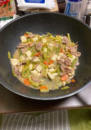 ゴーヤーチャンプルー味噌味-レシピのメイン写真