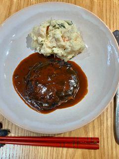 お手軽!ワンパンでハンバーグ-レシピのメイン写真