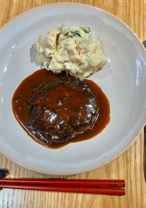お手軽！ワンパンでハンバーグ-レシピのメイン写真