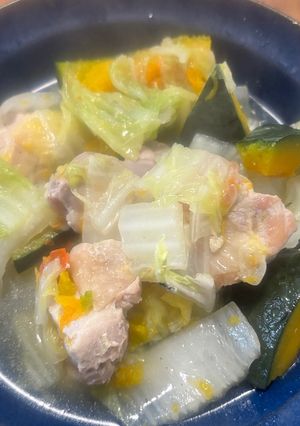 白菜鶏鍋(りゅうじさんのキャベツ鍋)-レシピのメイン写真