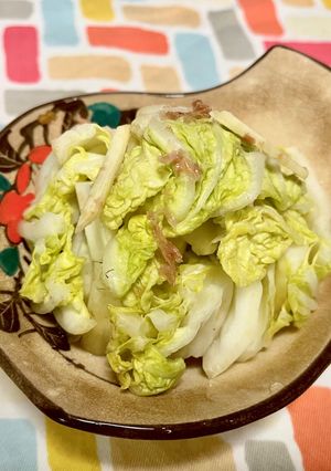 超簡単☆白菜のおかかしょうが漬け♪♪-レシピのメイン写真