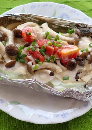 鶏肉の味噌マヨホイル焼き-レシピのメイン写真