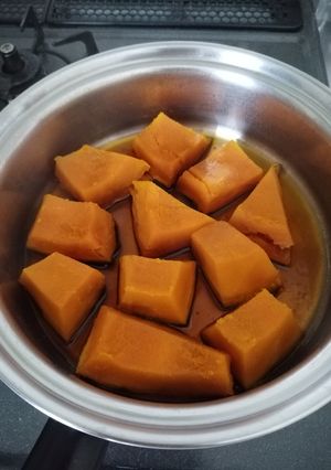 カンタン♪かぼちゃの煮付け-レシピのメイン写真