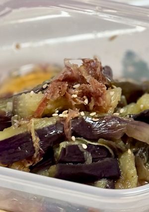 タッパーでつくる！ナスの煮浸し-レシピのメイン写真