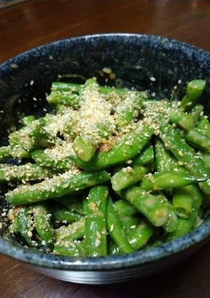 いんげん豆の胡麻辣油和え-レシピのメイン写真