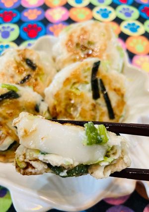 鶏ひき肉で＼白玉入り／つくねぎょうざ-レシピのメイン写真
