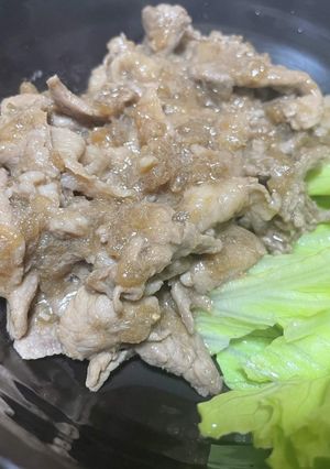豚こま肉とみじん切り玉ねぎの赤ワイン生姜焼き-レシピのメイン写真