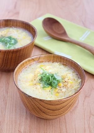 とうもろこしの中華風とろみ卵スープ-レシピのメイン写真