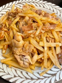 じゃがいもと豚肉炒め🥔🐷-レシピのメイン写真
