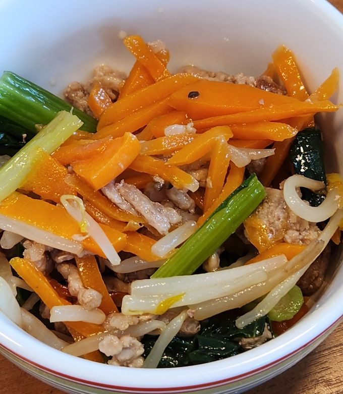 ピビンバそぼろ丼-レシピのメイン写真