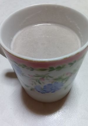 酒粕ミルク、黒豆煮汁入り-レシピのメイン写真