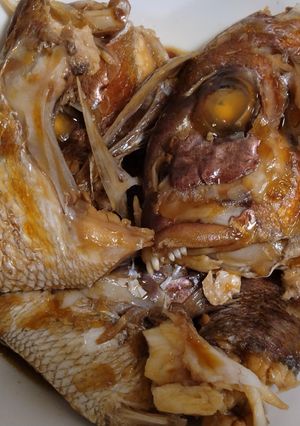 鯛のアラ煮-レシピのメイン写真