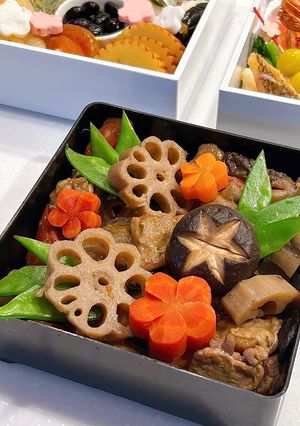 おせちに♪優しい甘さの梅花人参-レシピのメイン写真