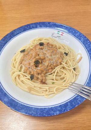 納豆パスタ-レシピのメイン写真