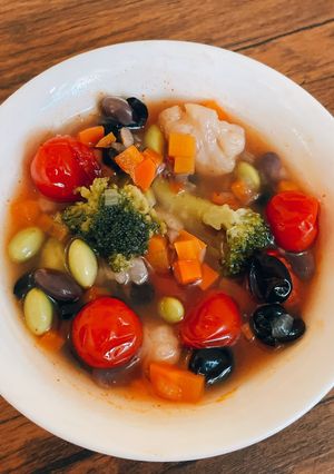 豆と冬野菜の具だくさんミネストローネ-レシピのメイン写真
