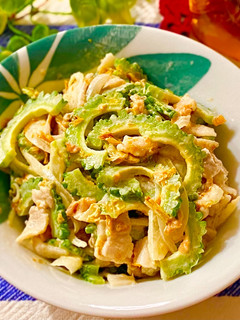 ゴーヤと豚肉の☆梅和えサラダ-レシピのメイン写真
