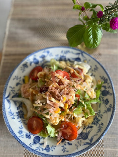 簡単サラダうどん-レシピのメイン写真