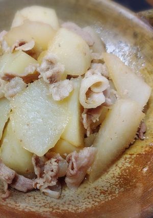 ＊コールラビ入り大根と豚バラの煮物＊-レシピのメイン写真