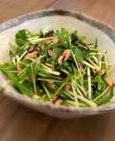 超簡単おいしい！水菜とツナの和風サラダ