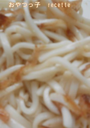 レンチンうどん（汁無し）-レシピのメイン写真