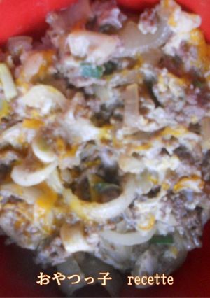 キーマ丼-レシピのメイン写真
