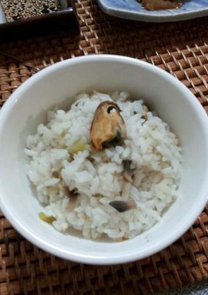 ムール貝の炊き込みご飯-レシピのメイン写真