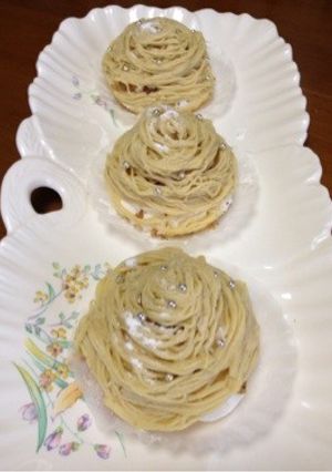 手作りマロンペーストでモンブラン♡-レシピのメイン写真