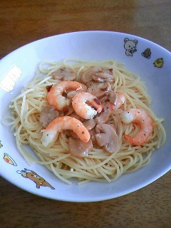 えびのガーリックオイル煮パスタ☆-レシピのメイン写真