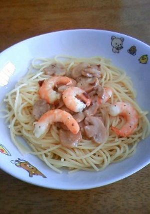 えびのガーリックオイル煮パスタ☆-レシピのメイン写真