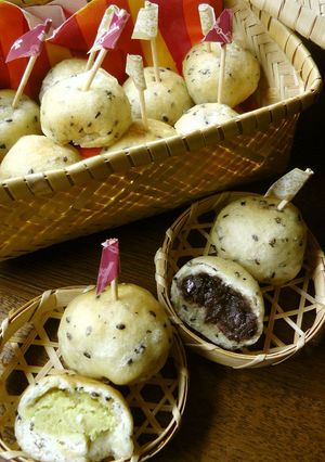 簡単＊さつまいも＆あんドーナツ-レシピのメイン写真
