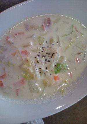 豆乳すーぷ-レシピのメイン写真