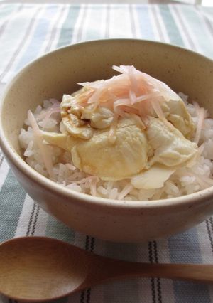 岩下の新生姜で豆腐丼-レシピのメイン写真