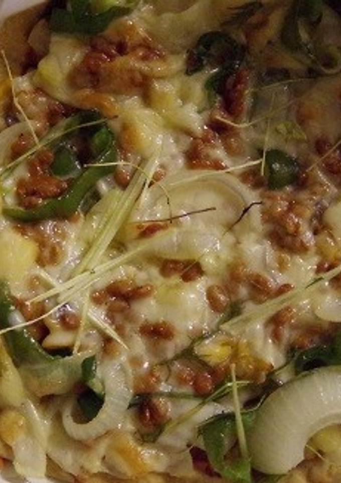 和風納豆ピザ-レシピのメイン写真