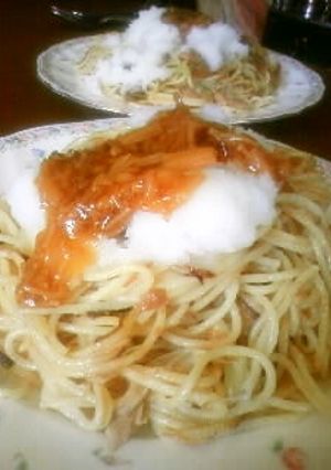なめ茸・シーチキン　激うまスパ！-レシピのメイン写真