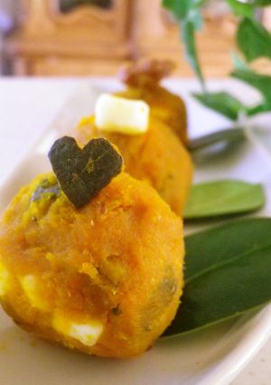 10分でパンプキンボール-レシピのメイン写真