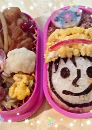 キャラ弁　ルフィ-レシピのメイン写真