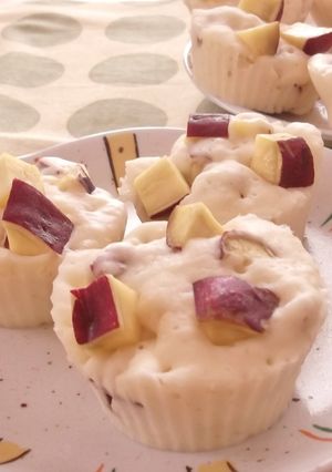 さつまいもの　お食事蒸しパン-レシピのメイン写真