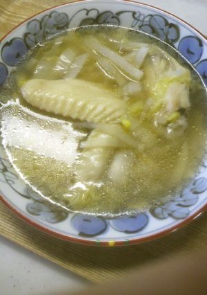 手羽先と野菜のスープ 岩下の新生姜入り-レシピのメイン写真