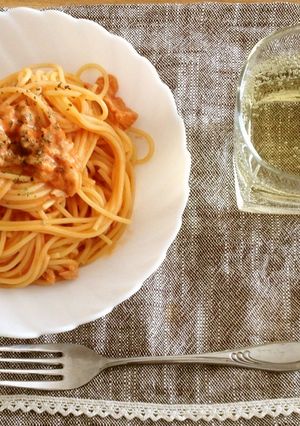 ツナとチーズのとろーりパスタ-レシピのメイン写真