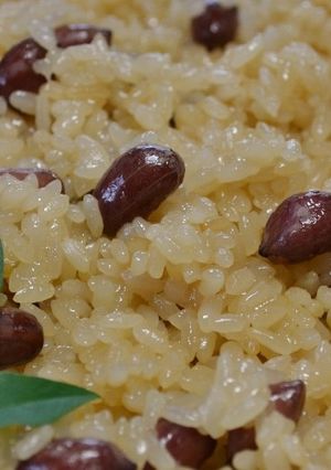 醤油おこわ・茹で落花生入り-レシピのメイン写真