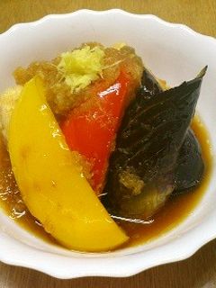 豆腐と茄子のみぞれ揚げ浸し-レシピのメイン写真