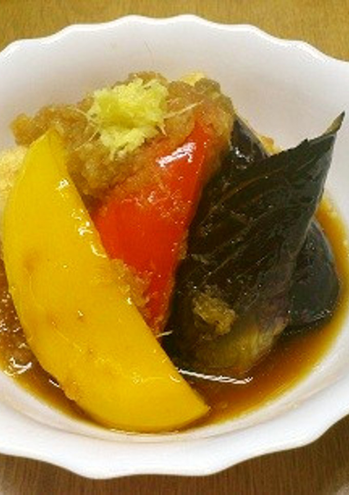 豆腐と茄子のみぞれ揚げ浸し-レシピのメイン写真