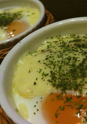 朝食に簡単満足ココット★-レシピのメイン写真