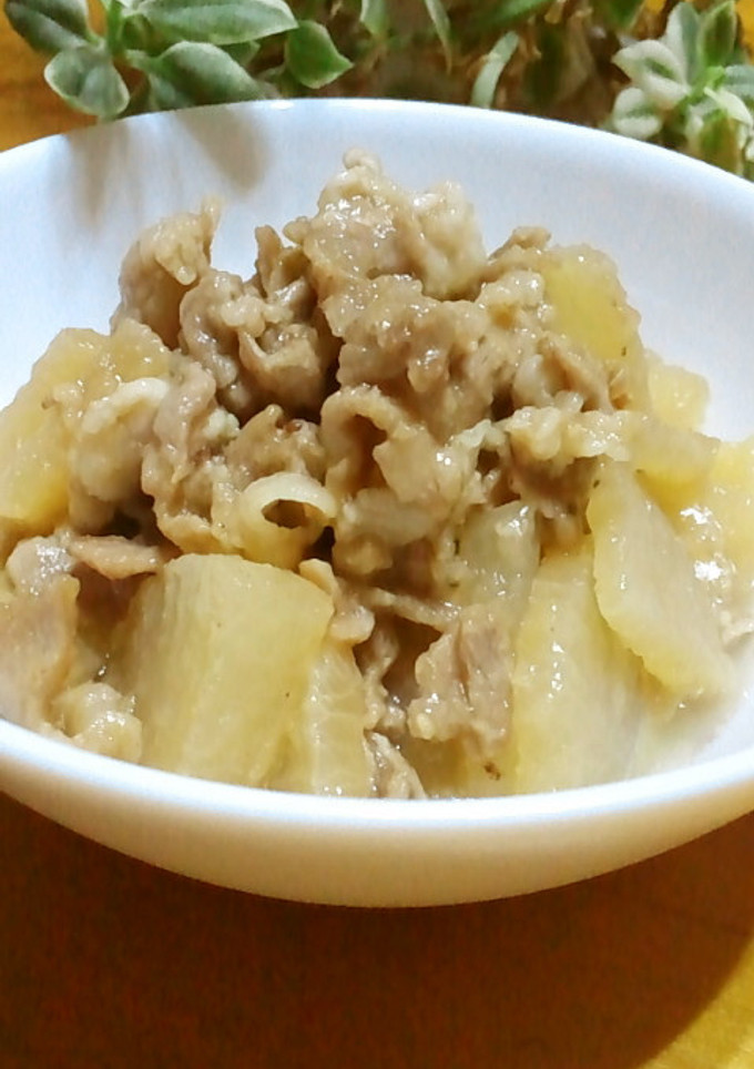 ☺豚肉と大根の炒め煮☺-レシピのメイン写真