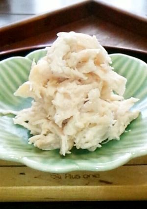 塩麹でしっとりホロホロ蒸しささみ♪-レシピのメイン写真
