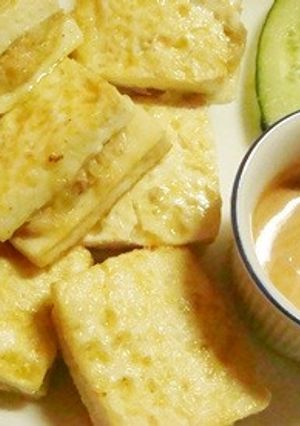 チーズとツナの豆腐はさみ焼き-レシピのメイン写真