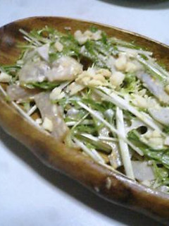 ☆水菜とレンコンのマグロサラダ☆-レシピのメイン写真